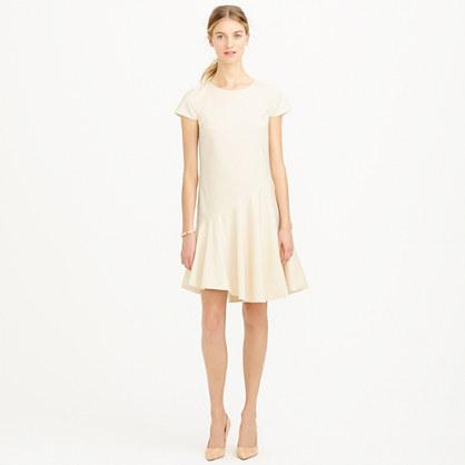J.Crew Flounce dress in Super 120s wool