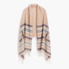 J.Crew Summerweight cape scarf in mixed stripe