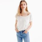 J.Crew Relaxed boatneck T-shirt in slub cotton