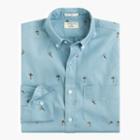 J.Crew Albiate 1830 for J.Crew Ludlow shirt with embroidered skiers