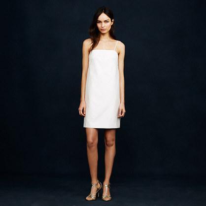 J.Crew Lace-trim mini-dress