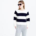 J.Crew Collection structured striped sweater