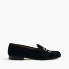 J.Crew Stubbs & Wootton for J.Crew embroidered The End slippers