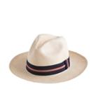 J.Crew Paulmann&trade; panama hat with striped band