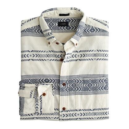 J.Crew Slim cotton shirt in southwest print