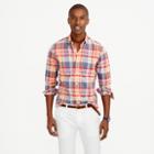 J.Crew Slim Indian madras shirt in autumn leaf
