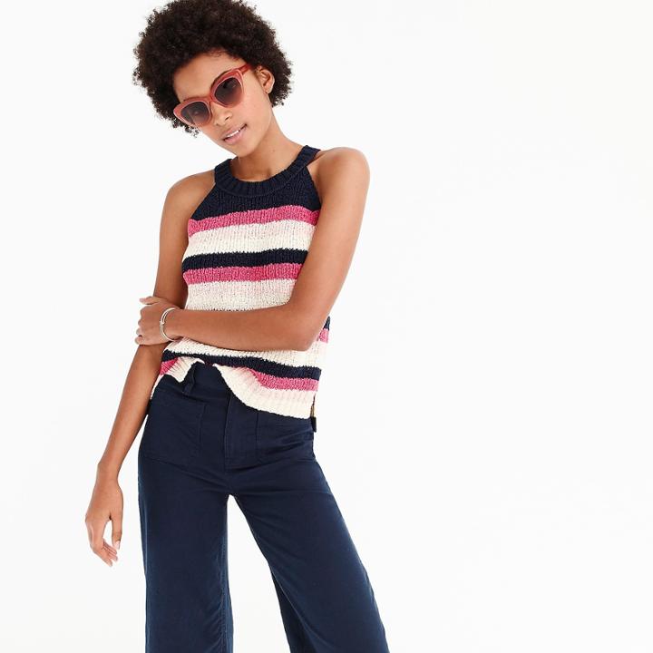 J.Crew Sweater tank in stripe