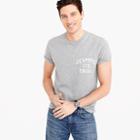 J.Crew Pocket graphic T-shirt in heathered cotton