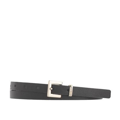 J.Crew Skinny embossed leather belt