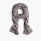J.Crew Cable knit scarf