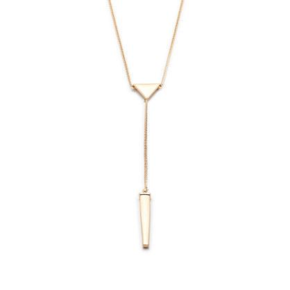 J.Crew Triangle pendant necklace
