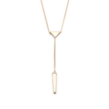 J.Crew Triangle pendant necklace