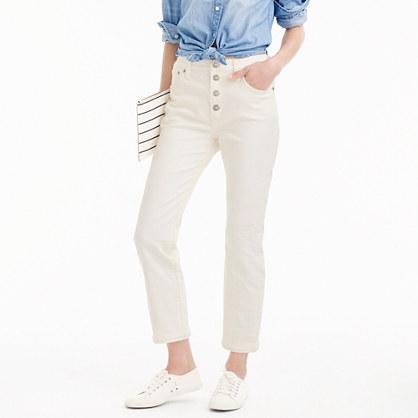 J.Crew Tall Vintage crop jean in ecru