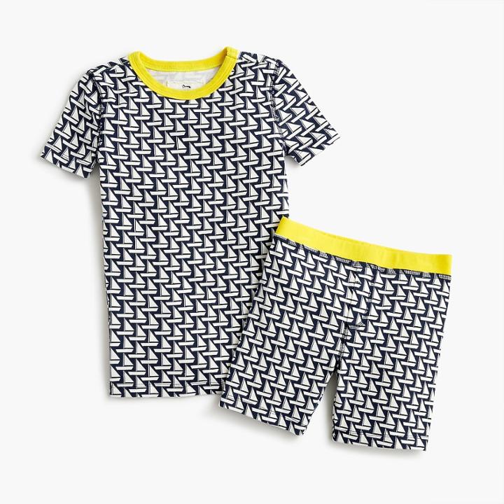 J.Crew Kids' short pajama set in sailboats