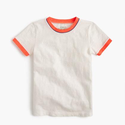 J.Crew Boys' piped ringer slub T-shirt