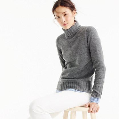 J.Crew Ribbed turtleneck in Italian cashmere