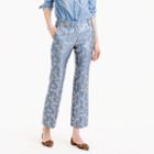 J.Crew Collection cropped pant in Italian geometric jacquard