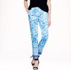 J.Crew Collection cropped pant in wildflower print