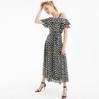 J.Crew Silk skirt in Ratti&reg; polka dot
