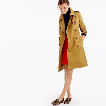 J.Crew Petite city trench