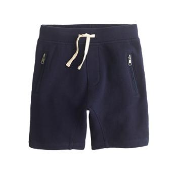 J.Crew Boys' Cooper pull-on zip sweatshort