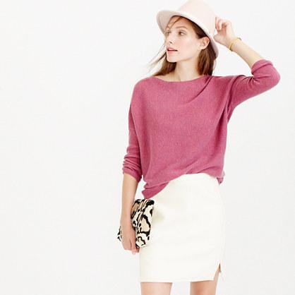 J.Crew Double-notch mini skirt