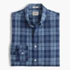 J.Crew Slim Secret Wash shirt in ocean plaid poplin