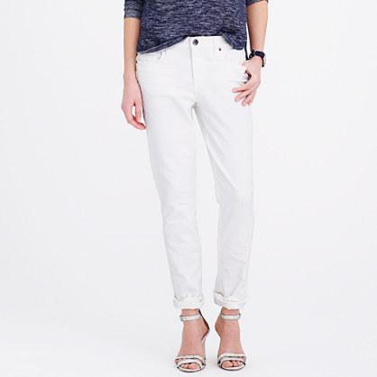 J.Crew Slim broken-in boyfriend jean in white
