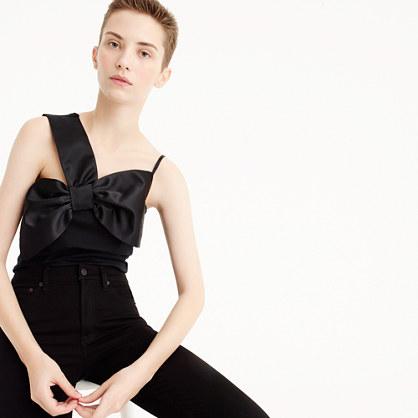 J.Crew Asymmetrical bow top