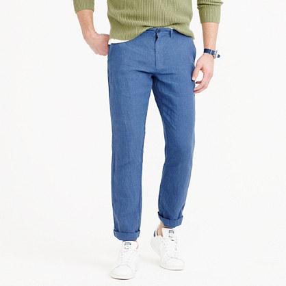 J.Crew Irish linen chino pant in 770 straight fit
