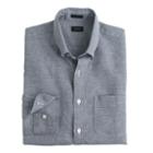 J.Crew Irish houndstooth linen shirt