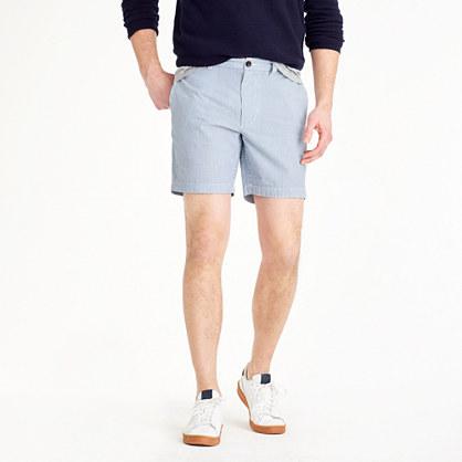 J.Crew 7 short in seersucker