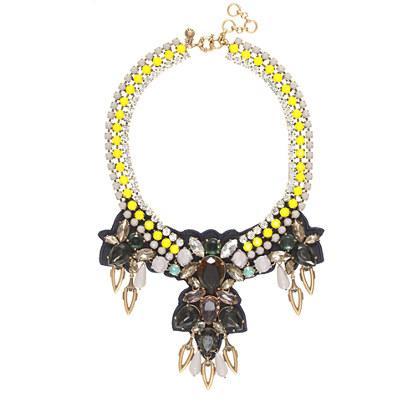 J.Crew Citron stone necklace