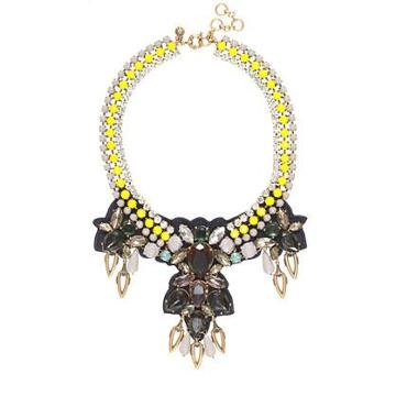 J.Crew Citron stone necklace