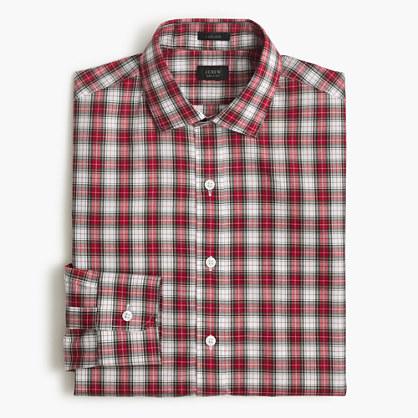 J.Crew Ludlow shirt in red tartan