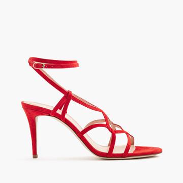 J.Crew Suede cross-strap sandals