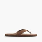 J.Crew Rainbow&reg; leather flip-flops
