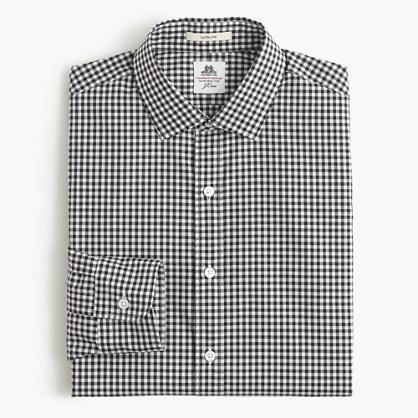 J.Crew Thomas Mason® Ludlow shirt in black gingham