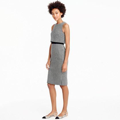 J.Crew Going-places dress in houndstooth