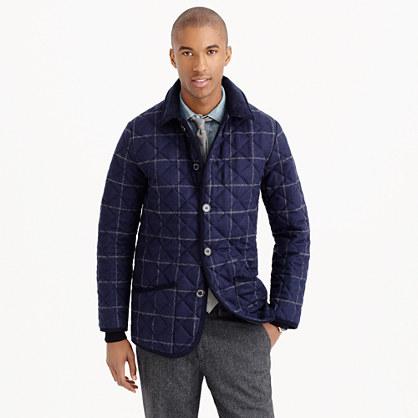 J.Crew Traditional Weatherwear™ waverly wool windowpane jacket