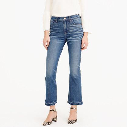 J.Crew Billie demi-boot crop jean in Collinson wash
