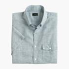 J.Crew Slim short-sleeve shirt in end-on-end cotton-Irish linen