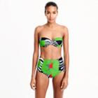 J.Crew Underwire bandeau bikini top in Ratti&reg; striped floral
