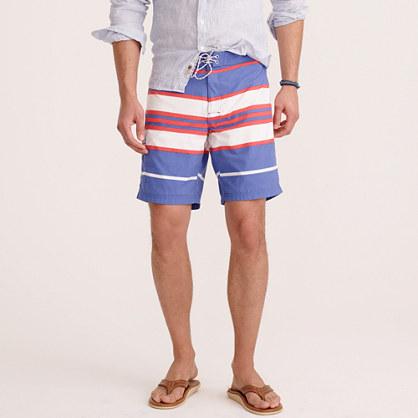J.Crew 9" board short in oxford blue stripe