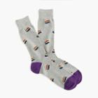 J.Crew Pride flag print socks