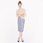 J.Crew Collection No. 2 pencil skirt in houndstooth sequin