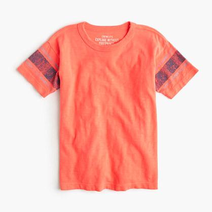 J.Crew Boys' T-shirt in neon stripe