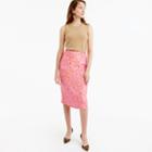 J.Crew Collection sequin skirt in azalea rust