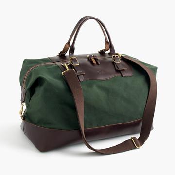 J.Crew Billykirk&reg; for J.Crew waxed canvas weekender bag