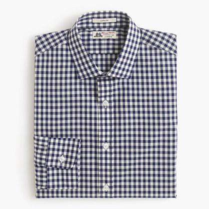 J.Crew Thomas Mason® for J.Crew Ludlow Slim-fit shirt in gingham